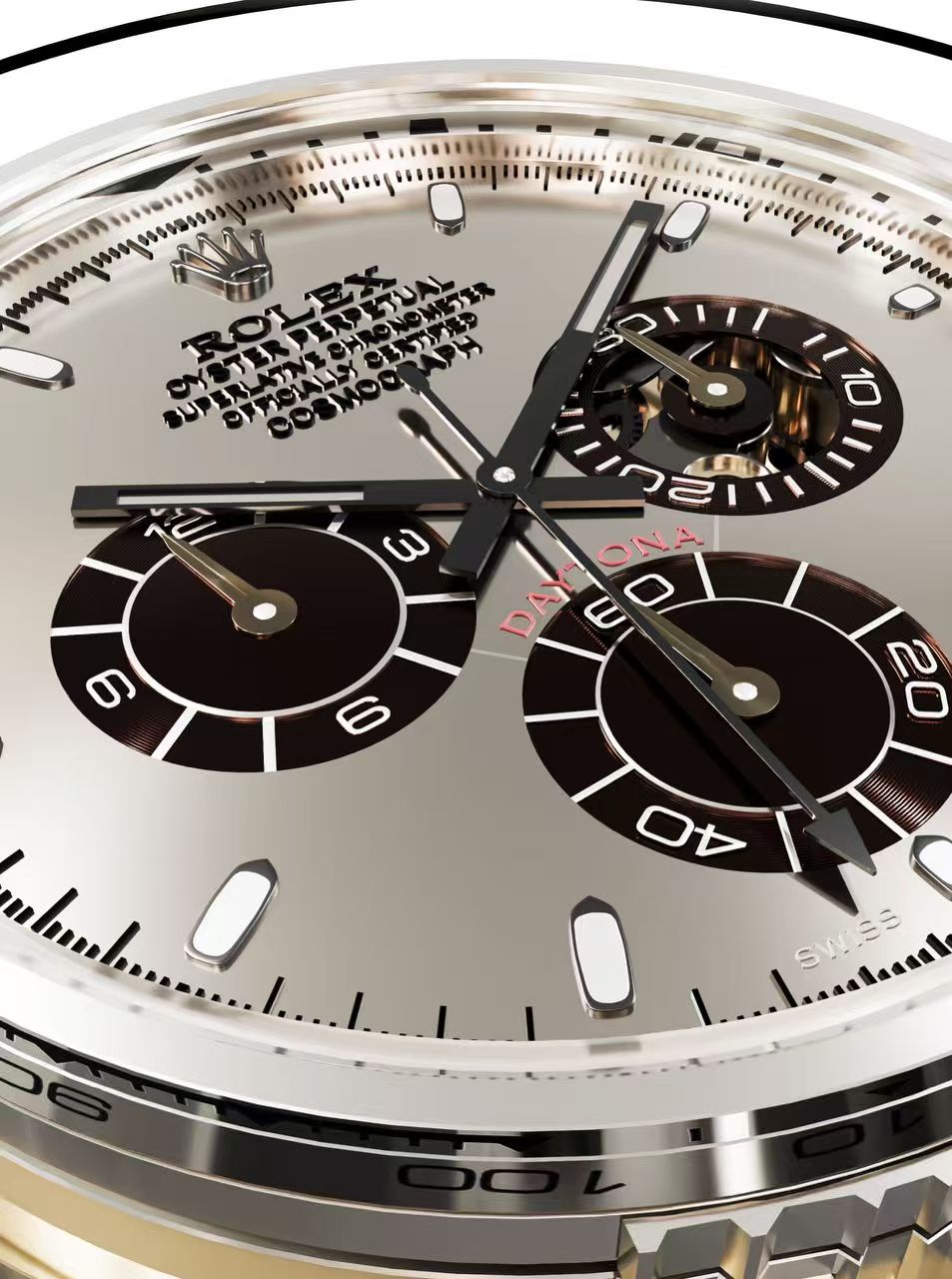Luxury Chronograph Table  (40” Glass Top)
