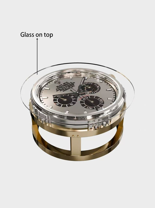 Luxury Chronograph Table  (40” Glass Top)